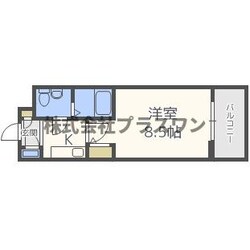 ウエンズ東心斎橋の物件間取画像